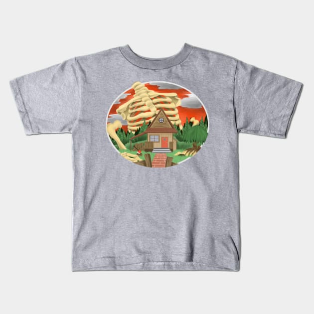 Giants Kids T-Shirt by LadybugDraws